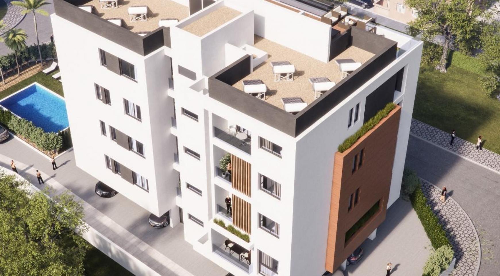Malibu Residence. Contemporary 2 Bedroom Apartment 201 in Potamos Germasogeia - 1